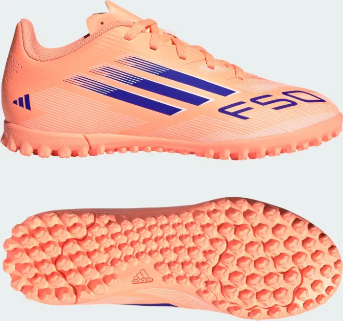 adidas F50 Club beam orange/lucid blue/cloud white (Junior)