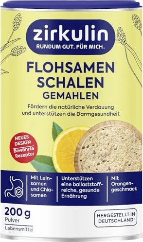 Zirkulin Flohsamenschalen gemahlen, 200g