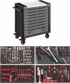 Vigor 1000 XL Werkzeugwagen bestückt inkl. 375-tlg. Zubehör