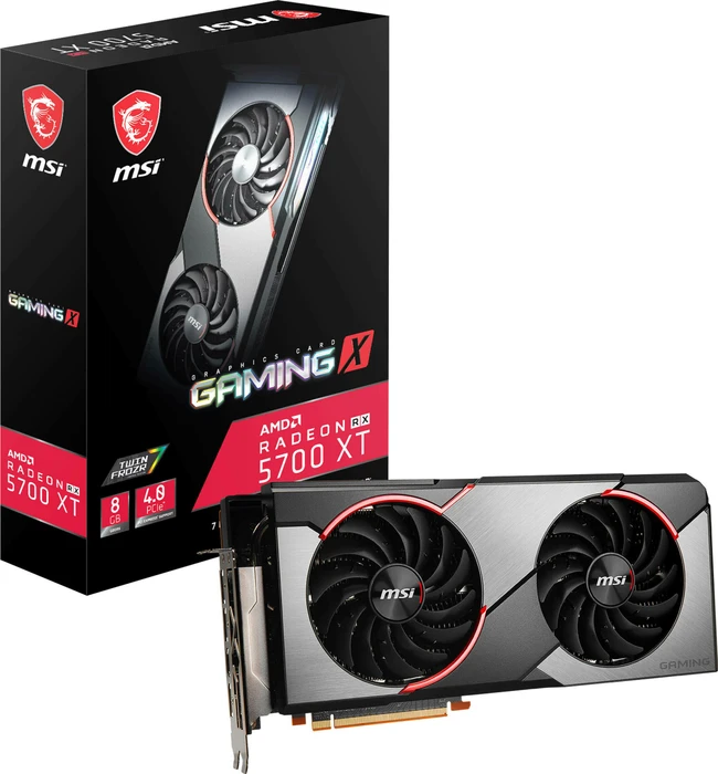 MSI Radeon RX 5700 XT Gaming X, 8GB GDDR6, HDMI, 3x DP