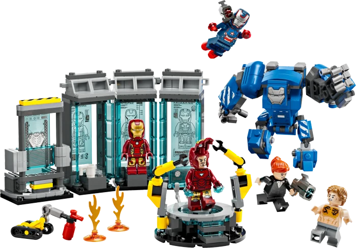 LEGO Marvel Super Heroes Spielset - Iron Mans Labor: Halle der Rüstungen