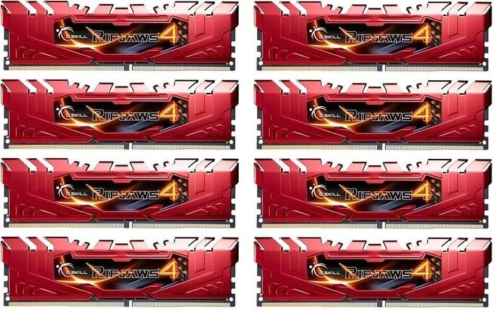 G.Skill RipJaws 4 rot UDIMM 64GB Kit, DDR4-2133, CL15-15-15-35