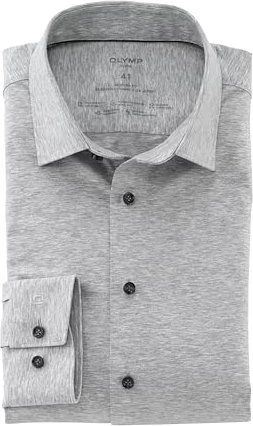 OLYMP Luxor 24/Seven New Kent Hemd langarm silbergrau (Herren)