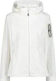 CMP Zip Hood Softshell Funktionsjacke bianco/stone (Damen)