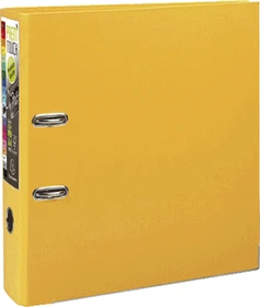 Exacompta Maxi Prem'Touch Ordner 2-Ring, 80mm, A4, gelb, 10er-Pack