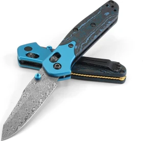 Benchmade Mini Osborne Taschenmesser blau