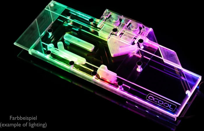 Alphacool Eisblock Aurora Acryl GPX-A AMD Radeon RX 5700/5700XT Reference