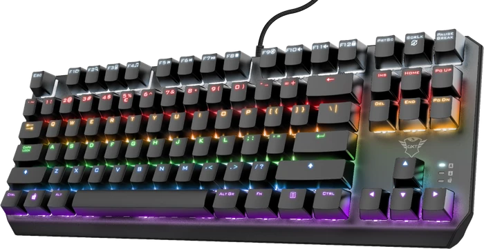 Trust Gaming GXT 834 Callaz TKL, LEDs RGB, Outemu Red, USB, DE