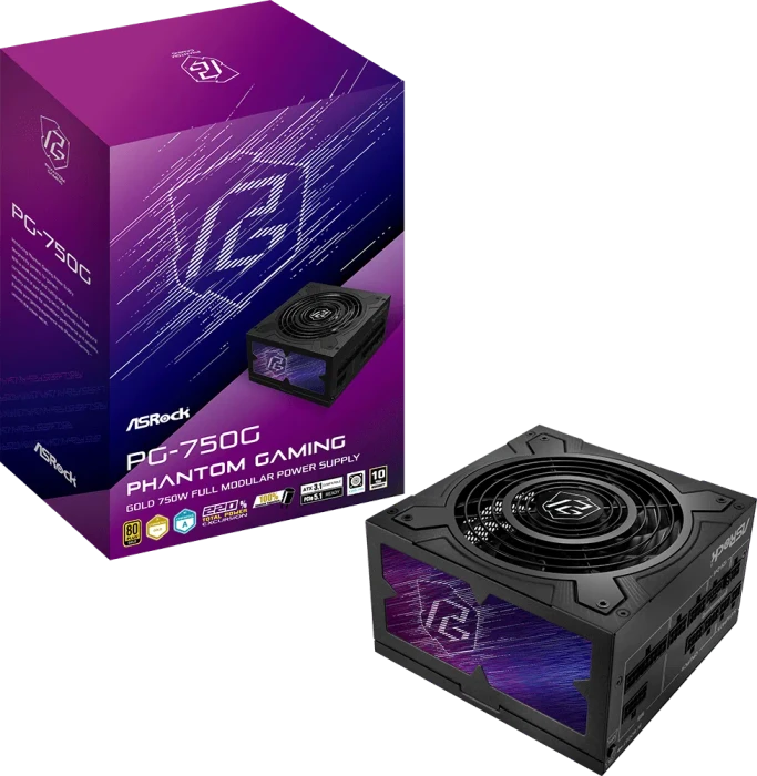 ASRock Phantom Gaming PG-750G 750W, ATX 3.1