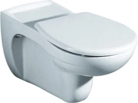 Geberit Vitalis Wand-WC Tiefspüler, verlängerte Ausladung, barrierefrei weiß/KeraTect