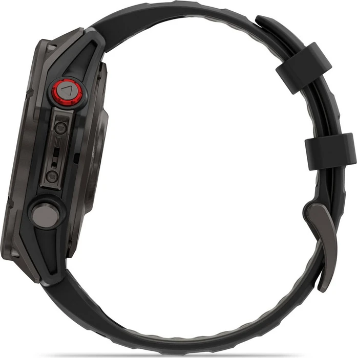 Garmin Fenix 8 Pro 47mm AMOLED carbon grey dlc titanium/black-pebble grey silicone