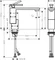 Hansgrohe AXOR Edge Einhebel-Waschtischmischer 130 mit Push-Open Ablaufgarnitur diamantschliff chrom Vorschaubild