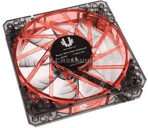 BitFenix Spectre Pro LED schwarz/rot, 140mm