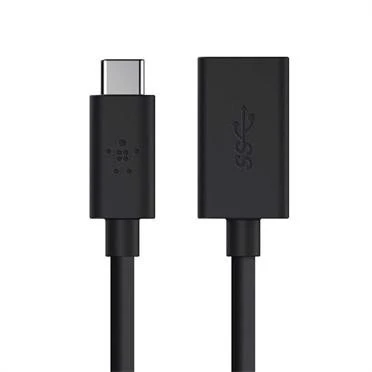 Belkin USB 3.0 Adapterkabel, USB-A 3.0/USB-C 3.0, 0.1m