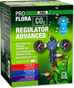 JBL PRO FLORA CO2 Regulator Advanced, Präzisions-Druckminderer für Einweg und Mehrweg CO2 Druckflaschen
