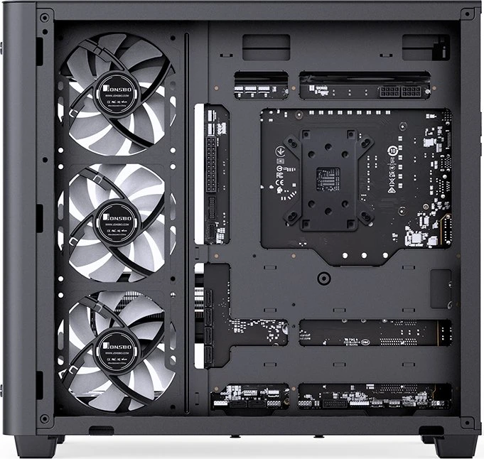 Jonsbo TK-3 Black, Glasfenster