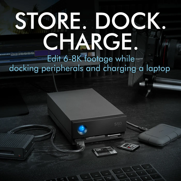 LaCie 1big Dock SSD Pro, 2TB, Thunderbolt 3 / USB-C 3.1