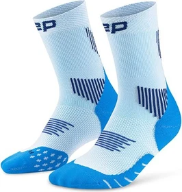 CEP Core Run Mid Laufsocken blue/ice (Herren)
