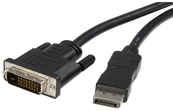 StarTech DisplayPort [Stecker]/DVI [Stecker] Adapterkabel schwarz, 1.8m