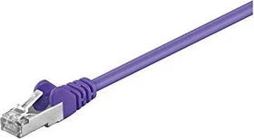 goobay Patchkabel, Cat5e, F/UTP, RJ-45/RJ-45, 0.5m, violett