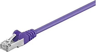 goobay Patchkabel, Cat5e, F/UTP, RJ-45/RJ-45, 0.5m, violett