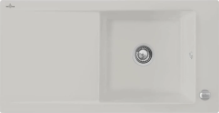 Villeroy & Boch Timeline 60 Einbau Becken reversibel mit Ablauffernbedienung steam
