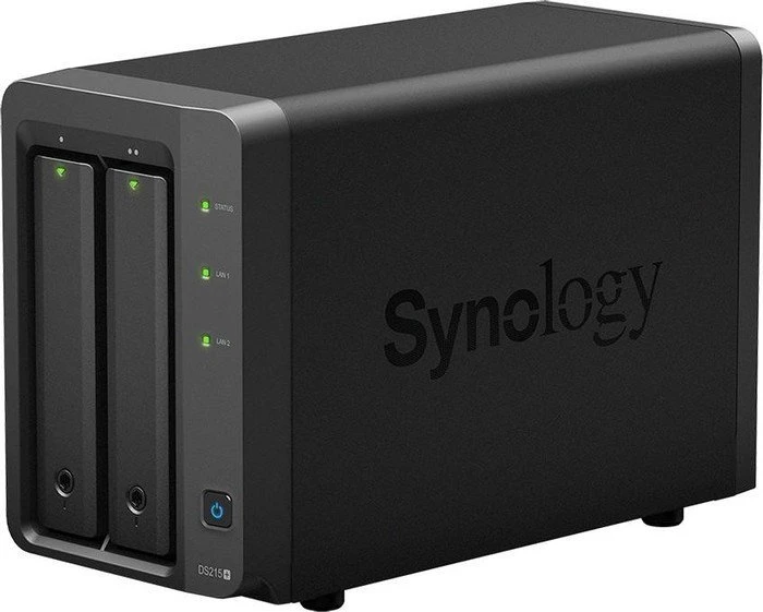 Synology DiskStation DS215+, 1GB RAM, 2x RJ-45 1000Base-T, 2x USB-A 3.0