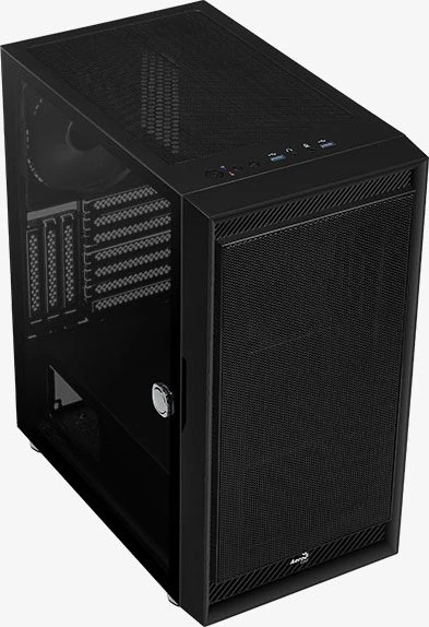 AeroCool Graphite, Glasfenster