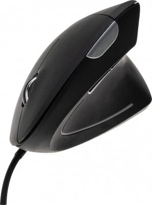 Dacomex V150U Vertical Mouse, schwarz, USB