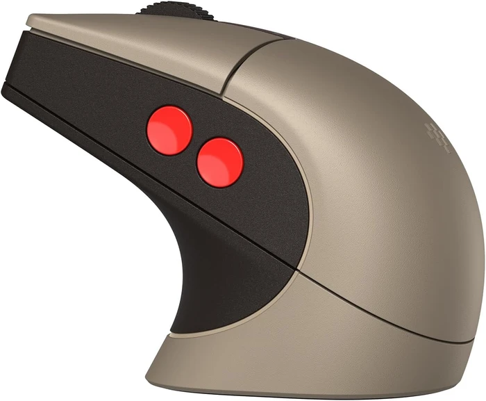 8BitDo Retro R8 Mouse mit Ladestation, C64 Edition, beige, USB/Bluetooth
