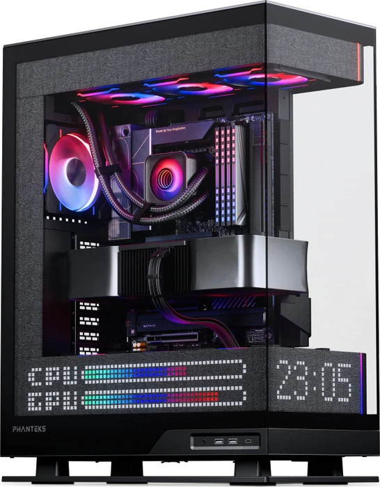 Phanteks Evolv X2 Matrix, schwarz, Glasfenster