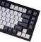 Keychron Q1/Q2/K2 OEM Dye-Sub Keycap-Set Bluish Black White, Kunststoff (PBT), Bluish Black White, schwarz/blau/weiß, 97 Tasten (83+14), ANSI-US Vorschaubild