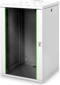 Digitus Professional Unique Serie Wandschrank 20HE, Sicherheitsglastür, IP2X, grau, 600mm tief