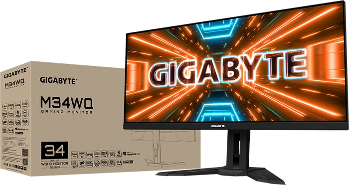 GIGABYTE M34WQ, 34"