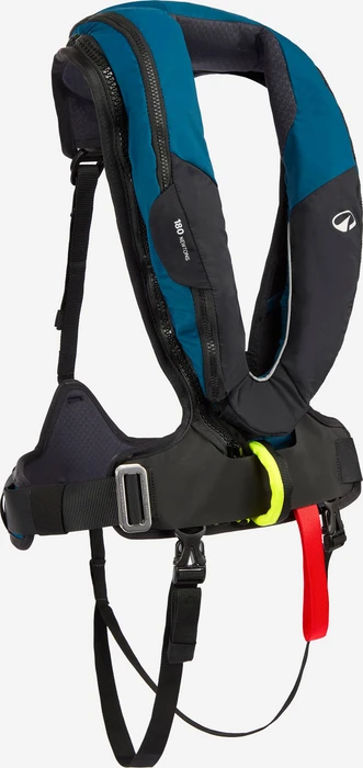Tribord Rettung Schwimmweste schwarz/petrol