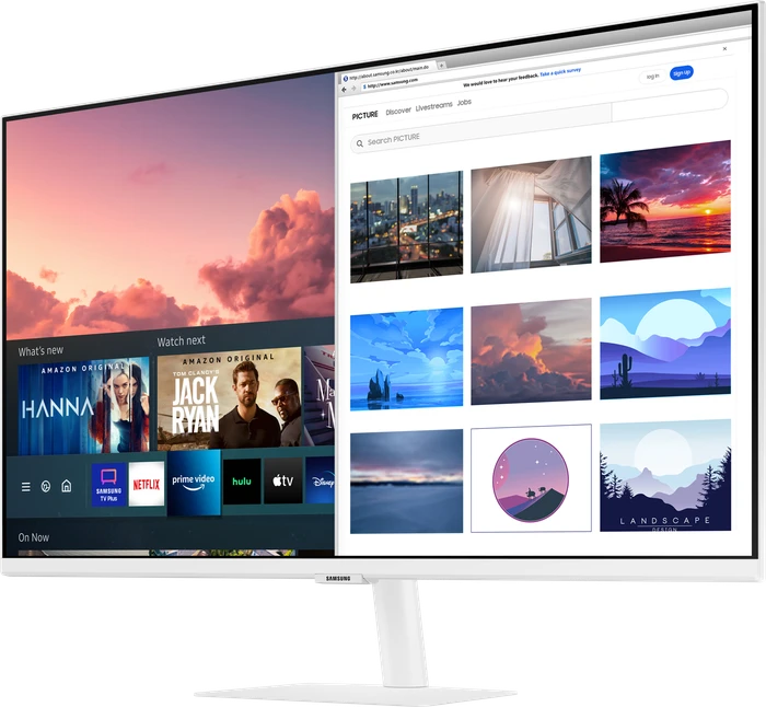 Samsung Smart Monitor M7 M70A, weiß, 31.5"