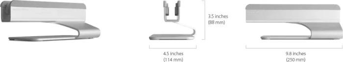 Rain Design mTower, Notebook-Stand, Space Gray