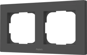 Aqara Switch Frame H2 EU, 2-fach, grau