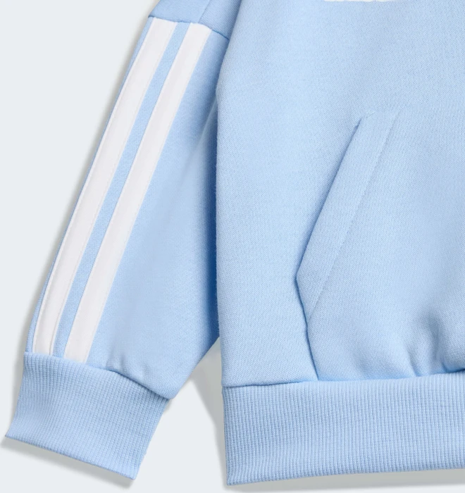 adidas Essentials Trainingsanzug glow blue/white (Junior)