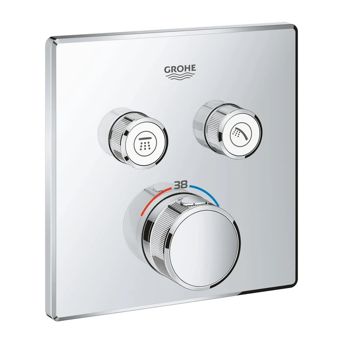 Grohe Grohtherm SmartControl Thermostat mit 2 Ventilen chrom