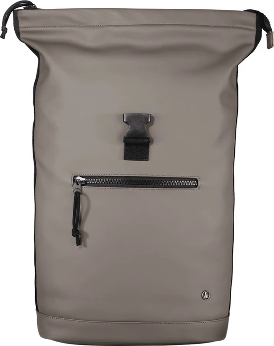 Hama Merida Roll-Top Notebook-Rucksack 15.6" taupe
