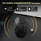 Yunzii M2 Dual 8K Custom Wireless Gaming Maus, schwarz/gold, USB/Bluetooth Vorschaubild