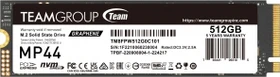 TeamGroup MP44 512GB, M.2 2280 / M-Key / PCIe 4.0 x4, Kühlkörper
