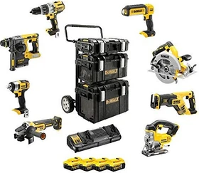 DeWalt DCK854P4 Kombopack Akku-Maschinenset inkl. ToughBox + 4 Akkus 5.0Ah