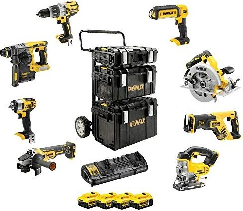 DeWalt DCK854P4 Kombopack Akku-Maschinenset inkl. ToughBox + 4 Akkus 5.0Ah