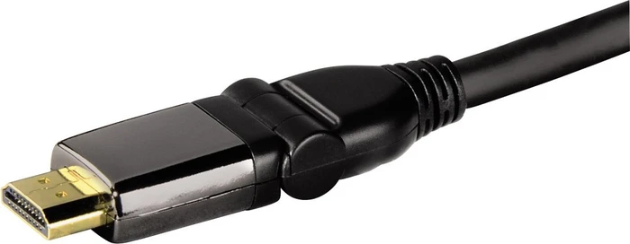 Hama High Speed mit Ethernet HDMI 1.4 Kabel und rotierbarem Stecker schwarz, 1.50m