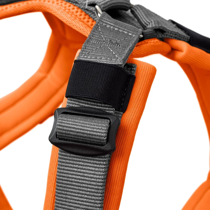 Hunter Geschirr Maldon Up, S-M, orange/grau