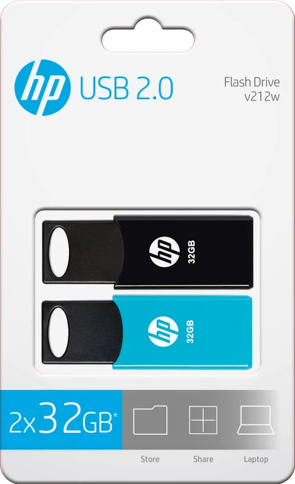 PNY HP v212w 32GB blau/schwarz, USB-A, USB 2.0