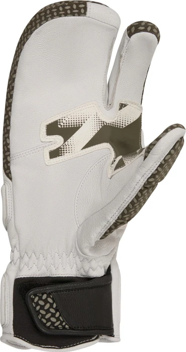 Ziener Gatos-Z PR Lobster Skihandschuhe white/deep olive