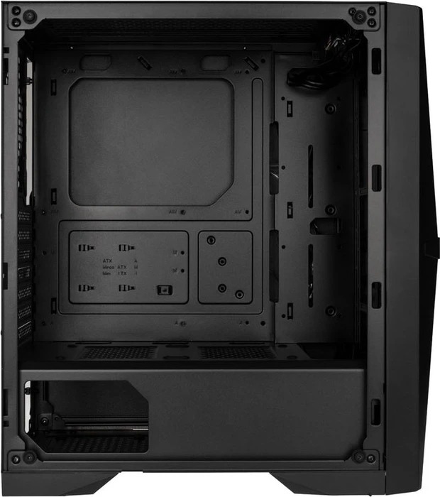 Raijintek Silenos MS, schwarz, Glasfenster